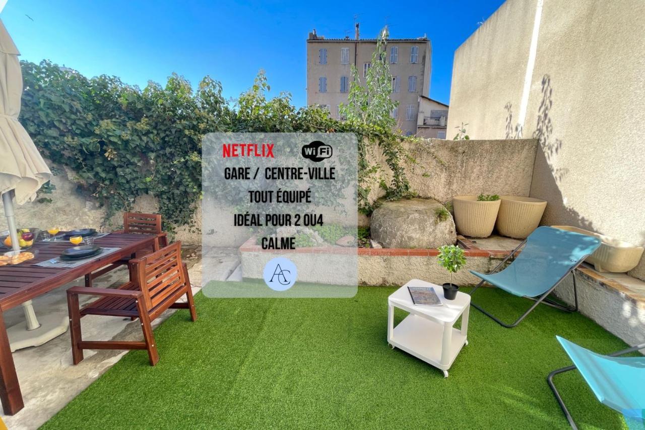 Le Grand Bleu Terrasseclimwifinetflix Proche Gare-Centre Marselha Exterior foto